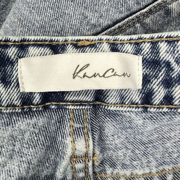 KanCan Jeans Women 30 High Rise Relaxed Tapered Acid Wash Destroyed Casual Denim - Picture 14 of 16